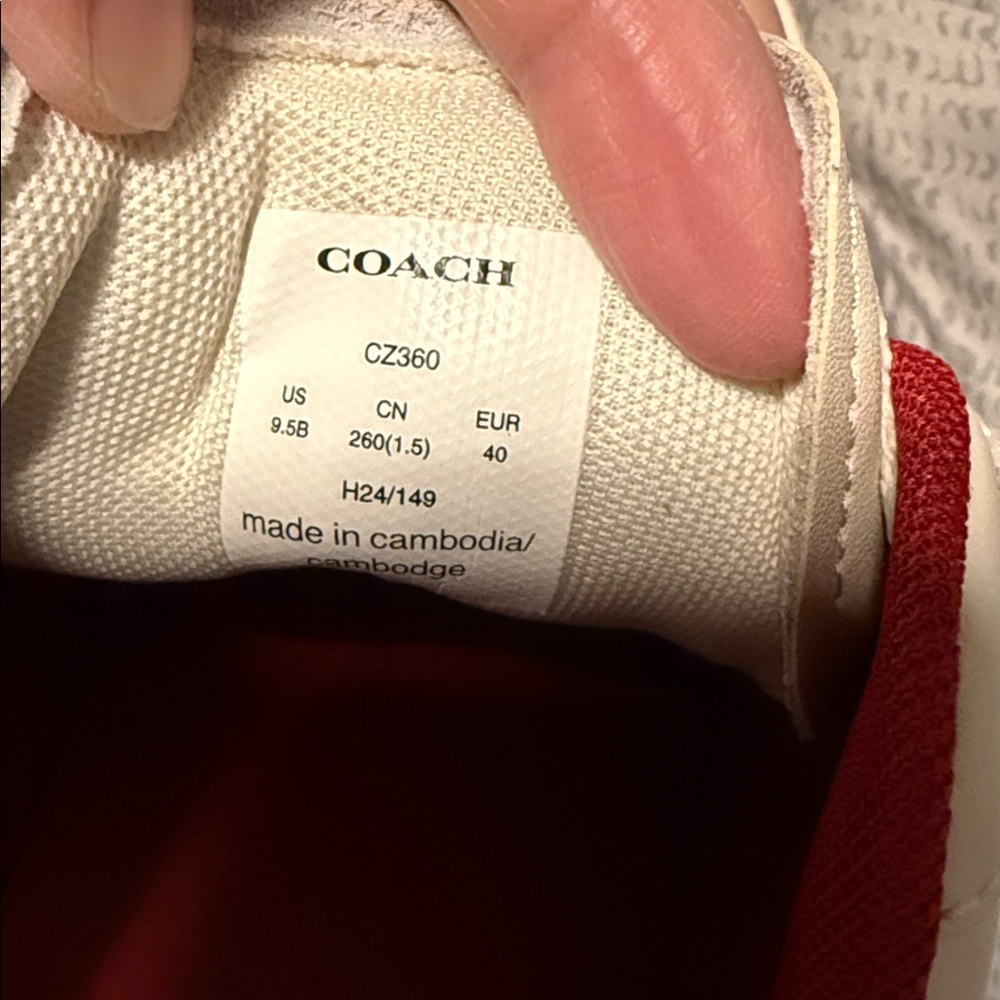 Coach High Line New Year’s Eve Sneaker with Snake and Script Coach - Picture 4 of 7